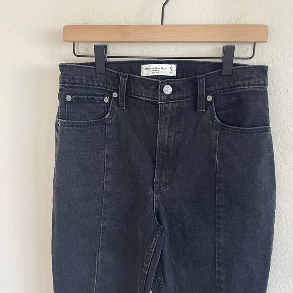 Abercrombie High Rise The Skinny Jean Split Hem Cutoff - Size 29/8 - Picture 2 of 6